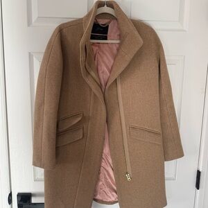 J. Crew Women's Wool Camel Coat